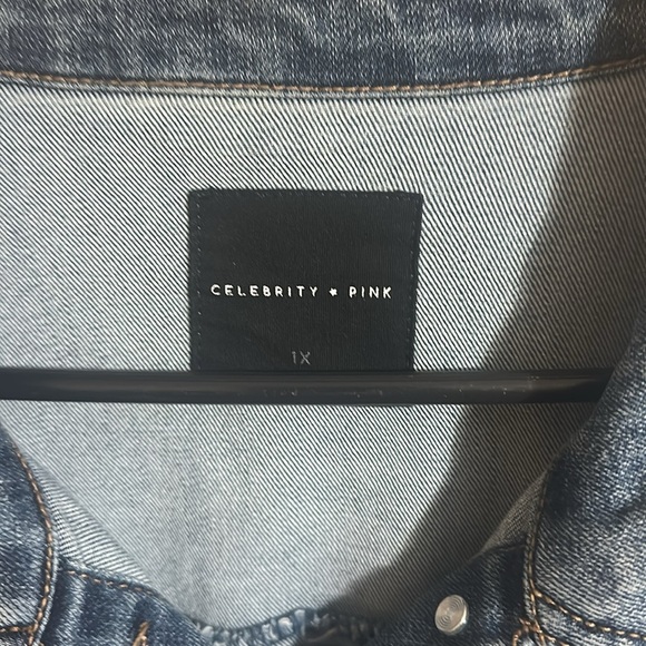 Celebrity Pink Blue Jean Jacket Timeless Medium Wash - Picture 2 of 5